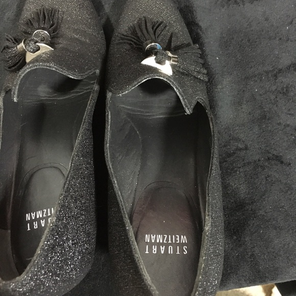 Stuart Weitzman Black Closed Round Toe Wedges - Picture 6 of 6